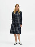 Selected CHECKED SHIRT DRESS, Eclipse, highres - 16087470_Eclipse_984378_005.jpg