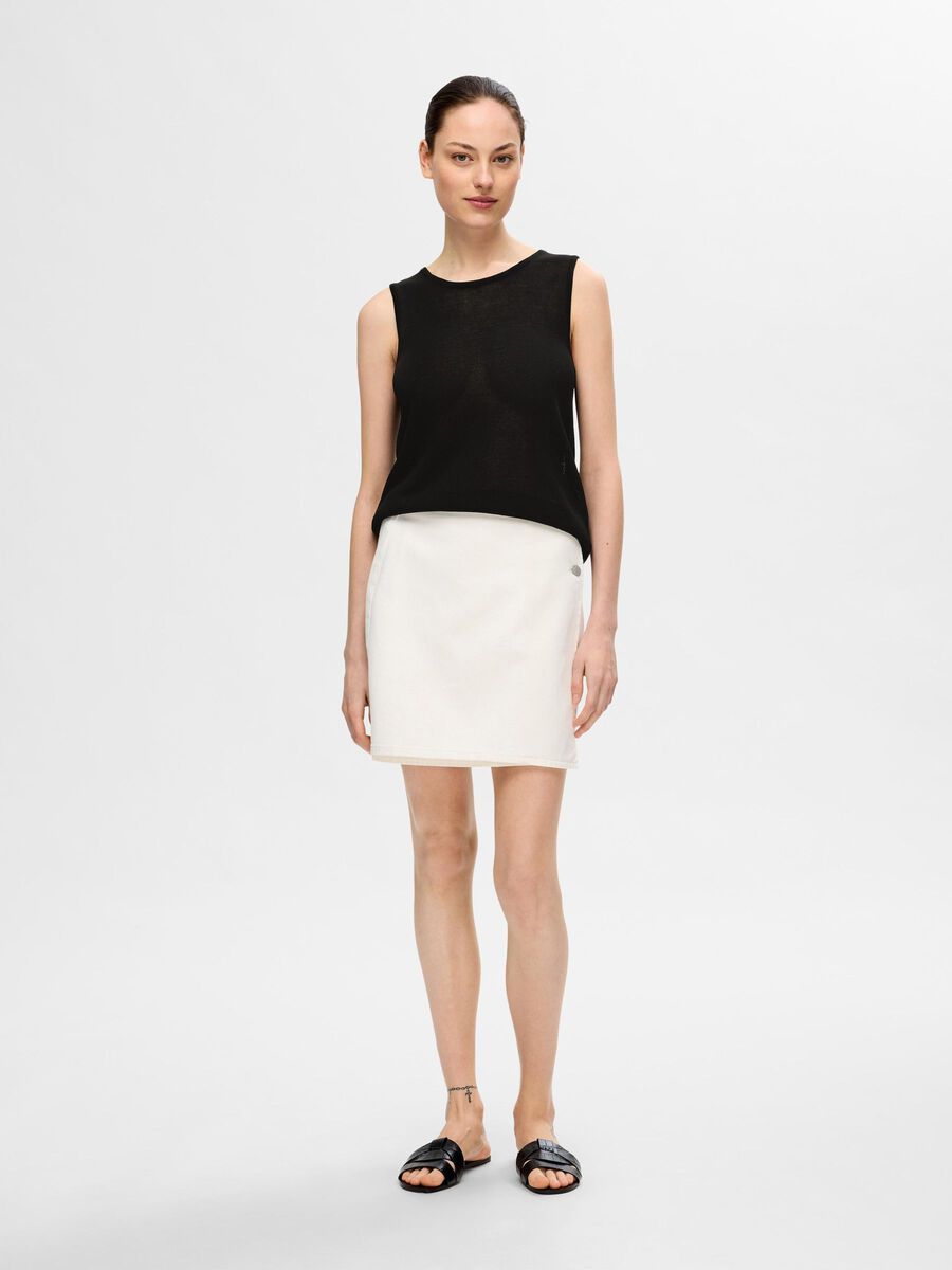 Selected GEBREIDE TANKTOP, Black, highres - 16093769_Black_005.jpg