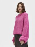 Selected LANGERMET STRIKKET PULLOVER, Phlox Pink, highres - 16085519_PhloxPink_008.jpg