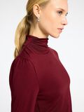 Selected DRAPED LONG SLEEVED TOP, Zinfandel, highres - 16095800_Zinfandel_006.jpg