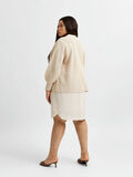 Selected CURVE SHORT BALLON SLEEVE CARDIGAN, Sandshell, highres - 16082148_Sandshell_004.jpg