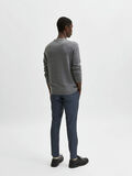 Selected SWETER Z DZIANINY, Medium Grey Melange, highres - 16081104_MediumGreyMelange_004.jpg