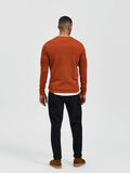 Selected COSY KNITTED PULLOVER, Bombay Brown, highres - 16084076_BombayBrown_004.jpg
