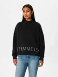 Selected LOOSE FIT - SWEAT-SHIRT, Black, highres - 16057226_Black_003.jpg