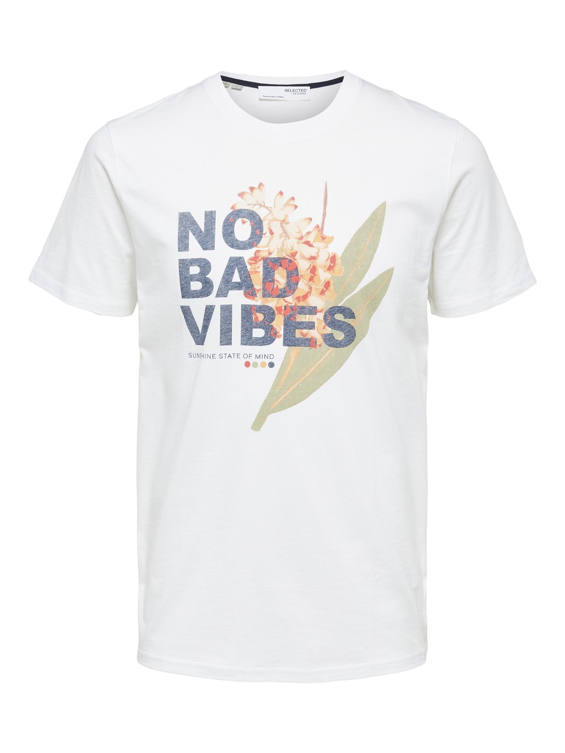 T-SHIRT | White | SELECTED HOMME®