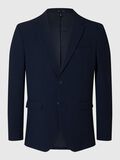 Selected SEERSUCKER SLIM-FIT BLAZER, Dark Navy, highres - 16097091_DarkNavy_001.jpg