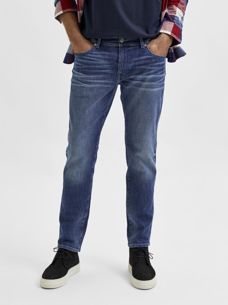 Selected JEANS SLIM FIT, Medium Blue Denim, highres - 16082191_MediumBlueDenim_003.jpg