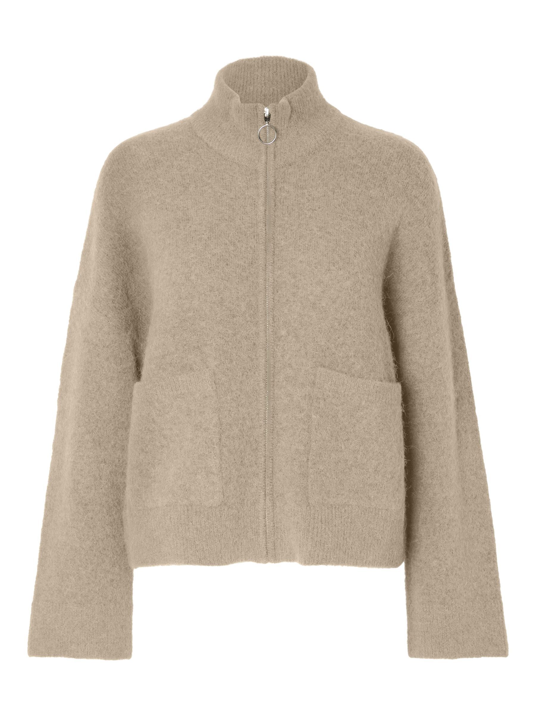 WOOL BLEND CARDIGAN | White | SELECTED FEMME®