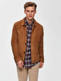 Selected SUEDE - LEATHER JACKET, Camel, highres - 16068370_Camel_003.jpg