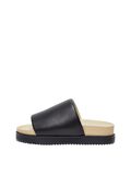 Selected LEATHER SLIDERS, Black, highres - 16088763_Black_001.jpg