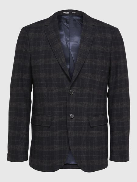 Selected WOLLGEMISCH BLAZER, Navy Blazer, highres - 16090366_NavyBlazer_1043109_001.jpg