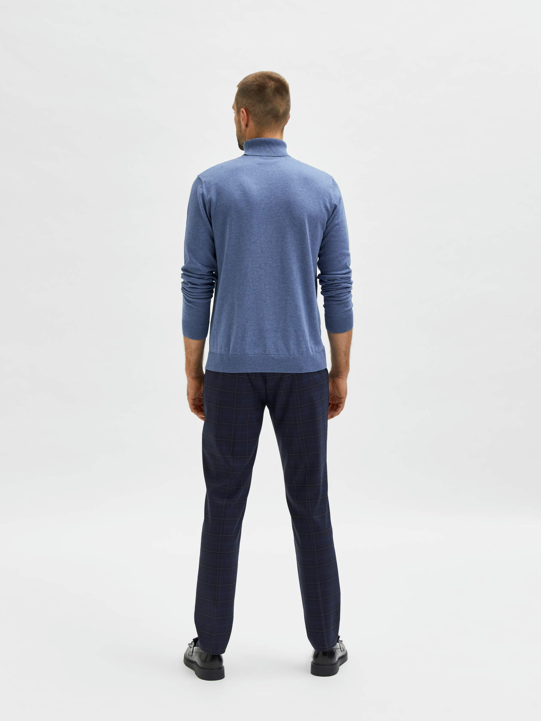 Men's pima top cotton turtleneck