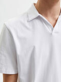 Selected SHORT SLEEVED POLO SHIRT, Bright White, highres - 16083385_BrightWhite_006.jpg