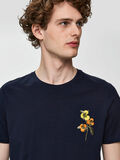 Selected BLOMSTERPRINT - T-SHIRT, Dark Sapphire, highres - 16066616_DarkSapphire_006.jpg