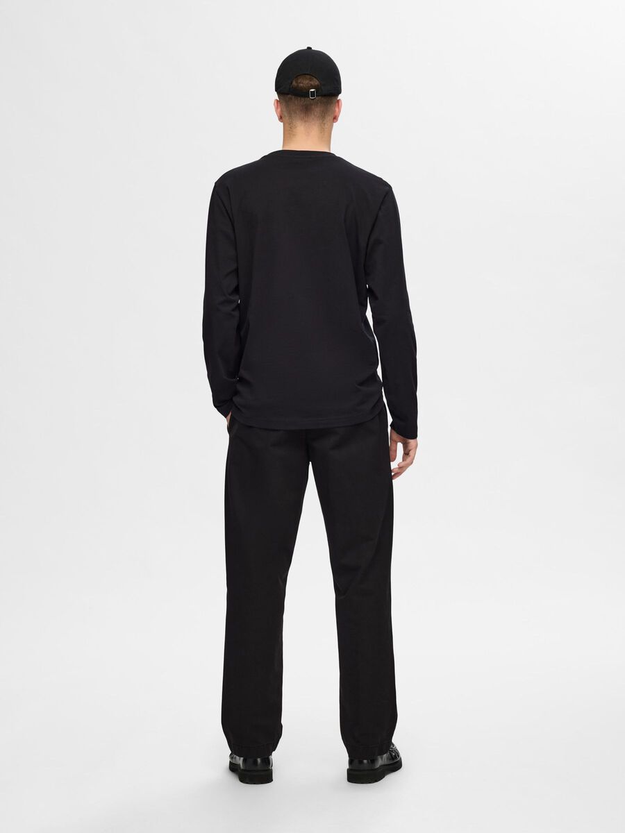 Selected T-SHIRT, Black, highres - 16092457_Black_004.jpg