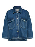 Selected OVERSIZED SPIJKERJAS, Medium Blue Denim, highres - 16074019_MediumBlueDenim_001.jpg