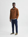 Selected ORGANIC COTTON POLO ZIP SWEATSHIRT, Monks Robe, highres - 16080153_MonksRobe_005.jpg