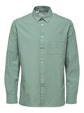 Selected REGULAR FIT SHIRT, Granite Green, highres - 16083821_GraniteGreen_001.jpg