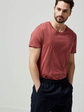 Selected PIMA COTTON - T-SHIRT, Apple Butter, highres - 16046283_AppleButter_003.jpg