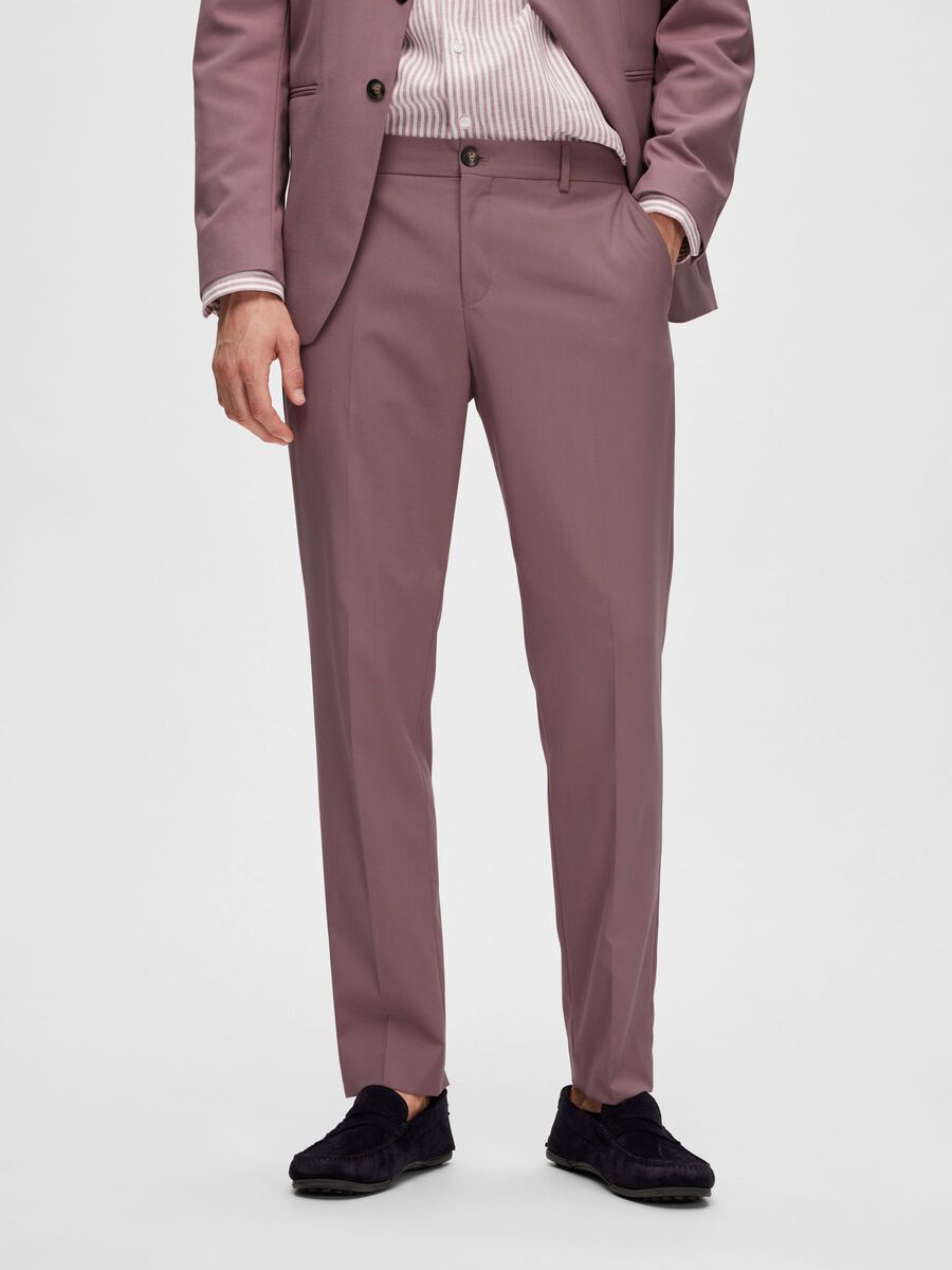 Selected SLIM FIT SUIT TROUSERS, Mauve Shadows, highres - 16088564_MauveShadows_003.jpg