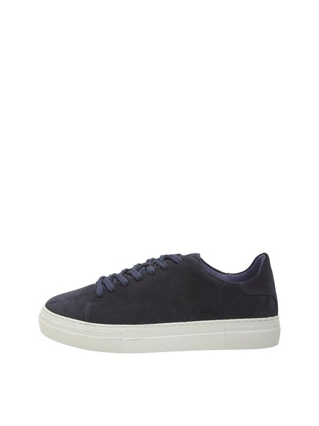 Selected SUEDE TRAINERS, Dark Navy, highres - 16075984_DarkNavy_001.jpg