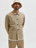 Selected LOOSE FIT OVERSHIRT, Crockery, highres - 16079965_Crockery_008.jpg