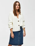 Selected ORGANIC COTTON - KNITTED CARDIGAN, Snow White, highres - 16066065_SnowWhite_003.jpg