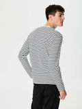 Selected STRIPED - LONG-SLEEVED T-SHIRT, Egret, highres - 16057614_Egret_573220_004.jpg