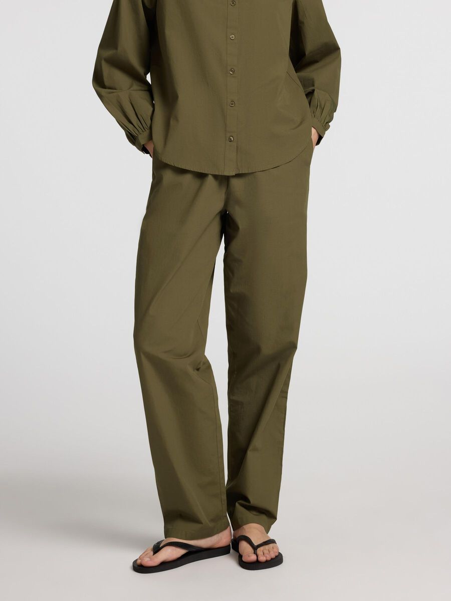 Selected COTTON HIGH WAISTED TROUSERS, Kalamata, highres - 16094339_Kalamata_003.jpg