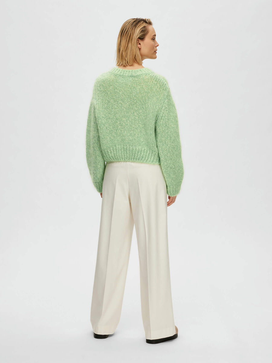 Selected CHUNKY STRIKKET CARDIGAN, Absinthe Green, highres - 16089178_AbsintheGreen_1024721_004.jpg