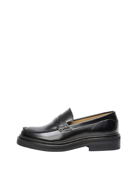 Selected LÆDER LOAFERS, Black, highres - 16089445_Black_001.jpg