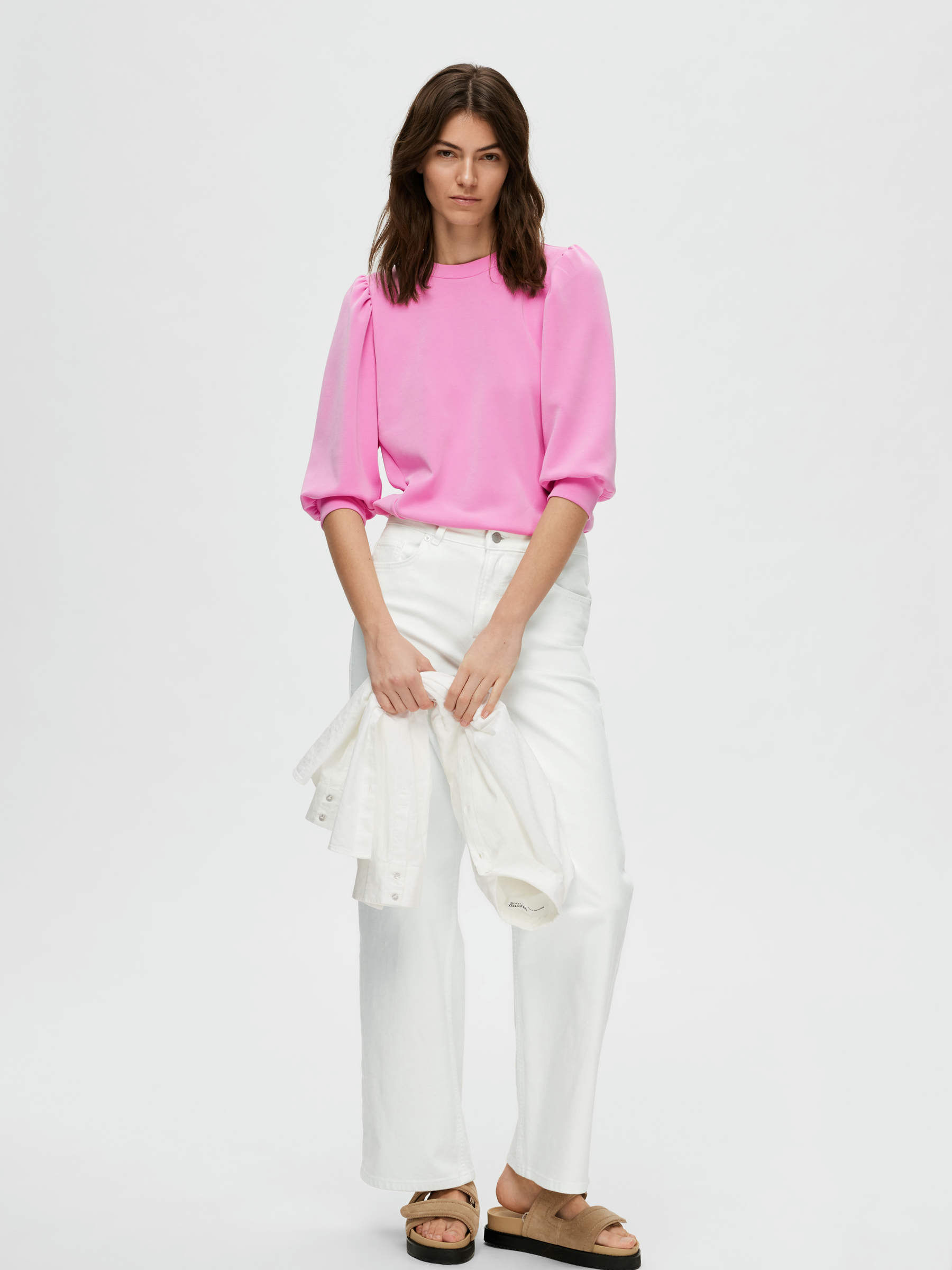 JEANS WIDE FIT (White) | Selected®