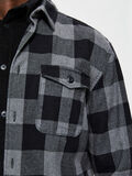 Selected CHECKED LOOSE FIT - OVERSHIRT, Grey, highres - 16075029_Grey_785077_006.jpg