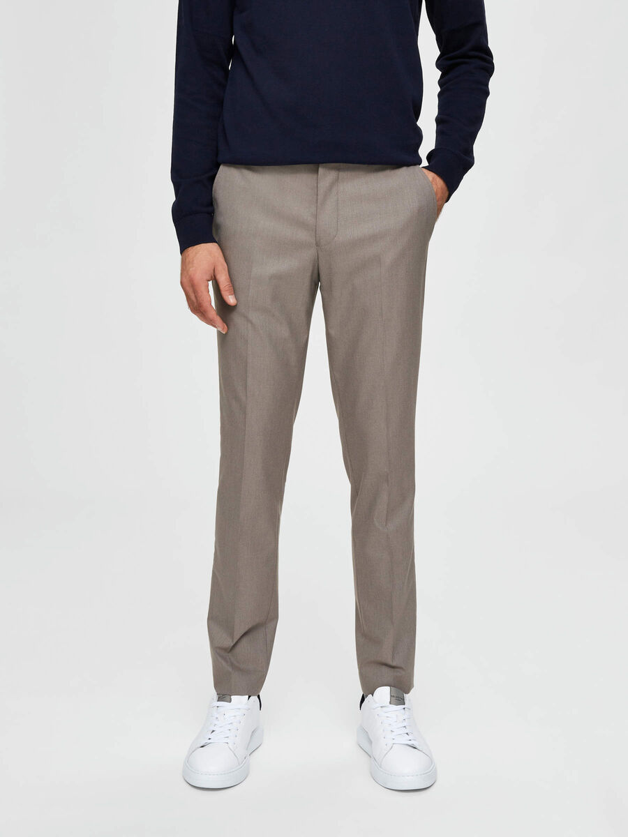 Selected SLIM FIT PANTALON, Sand, highres - 16072402_Sand_003.jpg