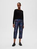 Selected PETITE FLORAL JACQUARD TROUSERS, Black, highres - 16088676_Black_008.jpg