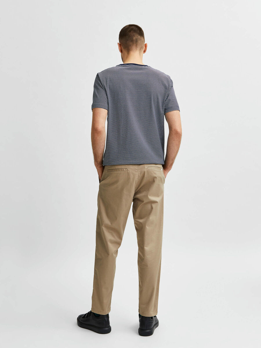 | CHINOS SELECTED | Brown HOMME® TAPERED