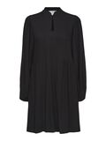 Selected BALLOON SLEEVED MINI DRESS, Black, highres - 16080777_Black_001.jpg