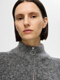 Selected WOOL BLEND CARDIGAN, Medium Grey Melange, highres - 16091220_MediumGreyMelange_006.jpg