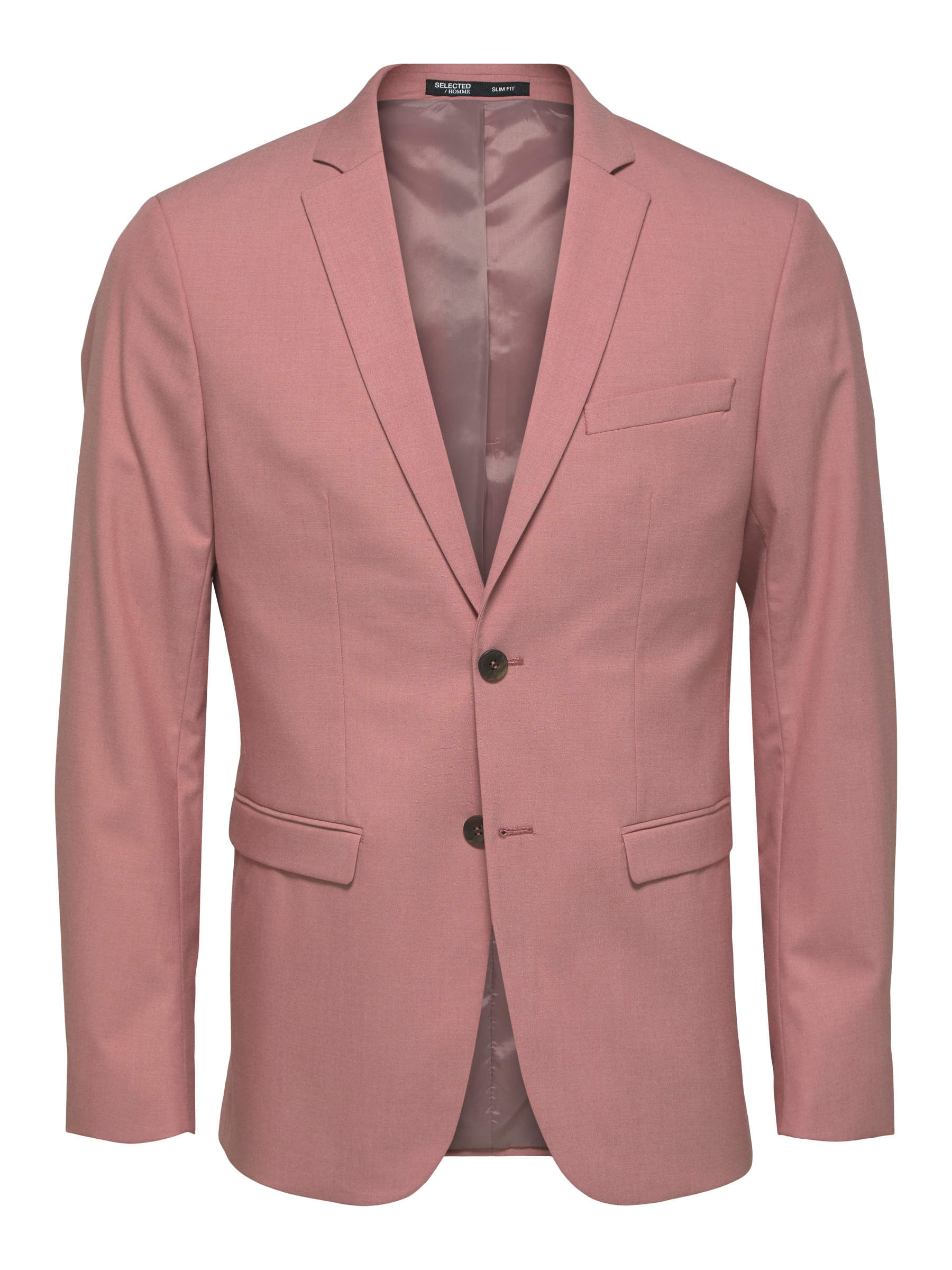Pink slim fit blazer hot sale