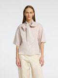 Selected LIEN À NOUER AU COU CHEMISE À MANCHES COURTES, Birch, highres - 16097296_Birch_1175115_003.jpg