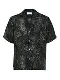 Selected PRINTED SHORT SLEEVED SHIRT, Anthracite, highres - 16089554_Anthracite_1026089_001.jpg