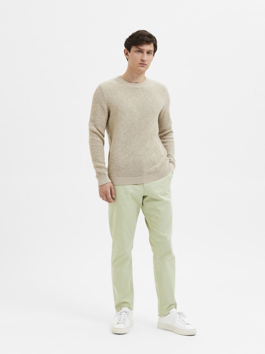 Selected CREW NECK KNITTED PULLOVER, Pure Cashmere, highres - 16059390_PureCashmere_989158_005.jpg