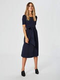 Selected ORGANIC COTTON - MIDI DRESS, Dark Sapphire, highres - 16063695_DarkSapphire_003.jpg