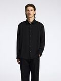 Selected RELAXED FIT SATIN SHIRT, Black, highres - 16095736_Black_003.jpg