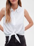 Selected KNOTTED SLEEVELESS TOP, Bright White, highres - 16090018_BrightWhite_006.jpg