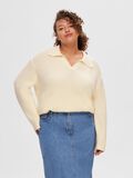 Selected KNITTED PULLOVER, Birch, highres - 16091361_Birch_002.jpg