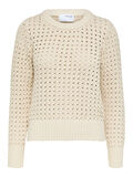 Selected GROB GESTRICKTER STRICKPULLOVER, Birch, highres - 16085565_Birch_001.jpg