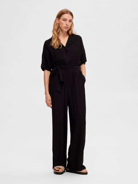 Selected BELTED JUMPSUIT, Black, highres - 16092791_Black_003.jpg