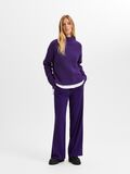 Selected WIDE ROLL NECK PULLOVER, Acai, highres - 16075489_Acai_005.jpg