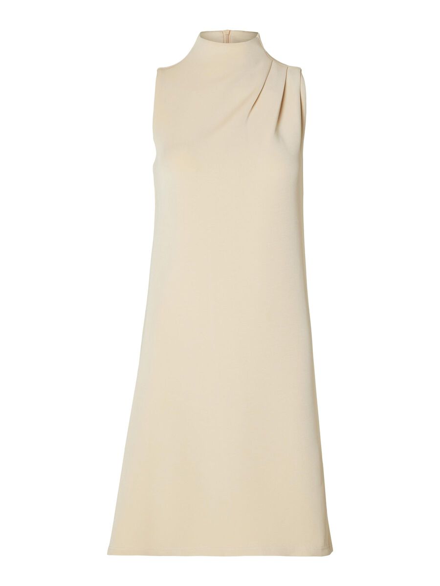 Selected SLEEVELESS MINI DRESS, Sandshell, highres - 16092452_Sandshell_001.jpg